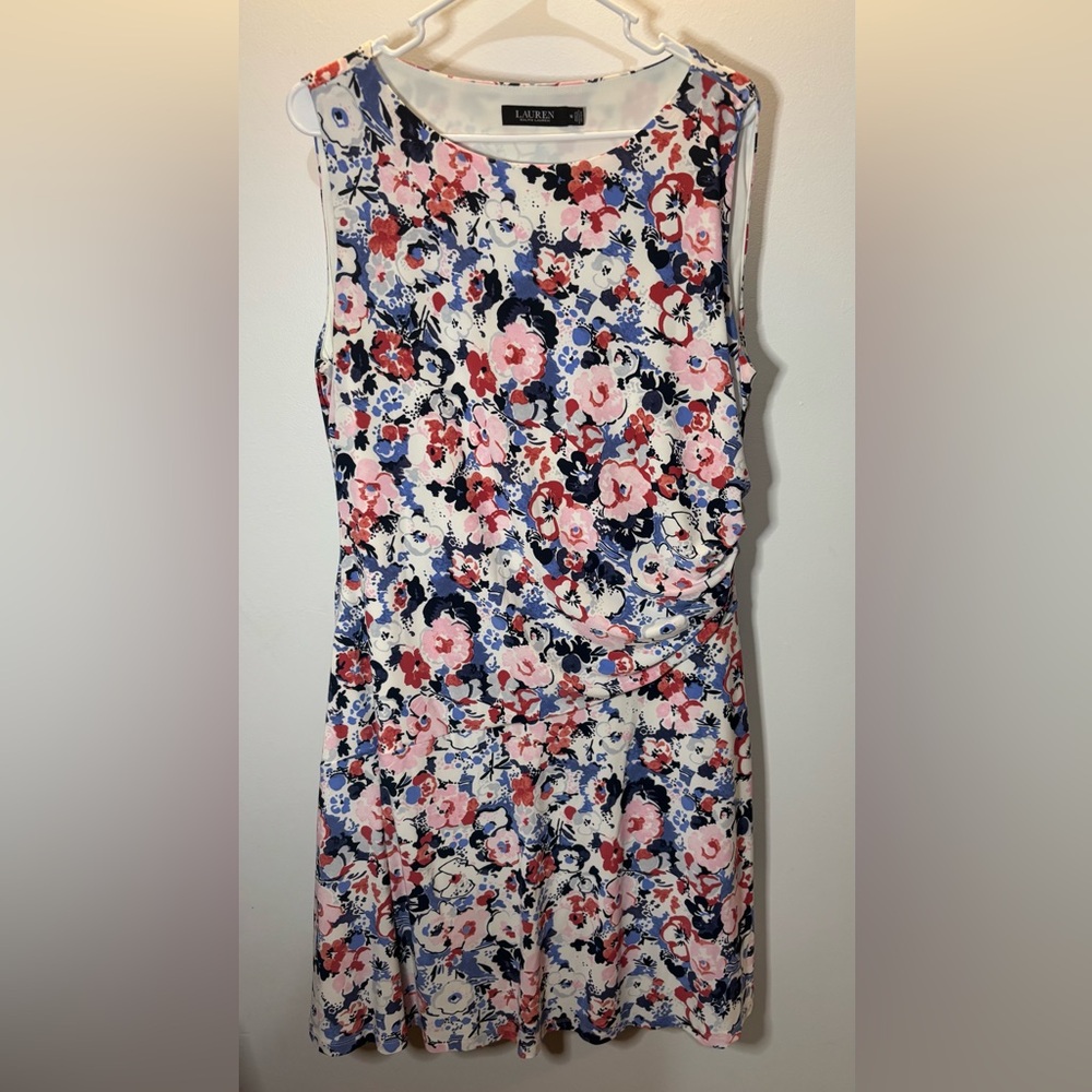 Ralph Lauren Floral Dress - Pink, Blue, White